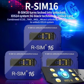 R-SIM 16 Turns Locked Into Unlocked iOS14 System Universal 5G Unlocking Card