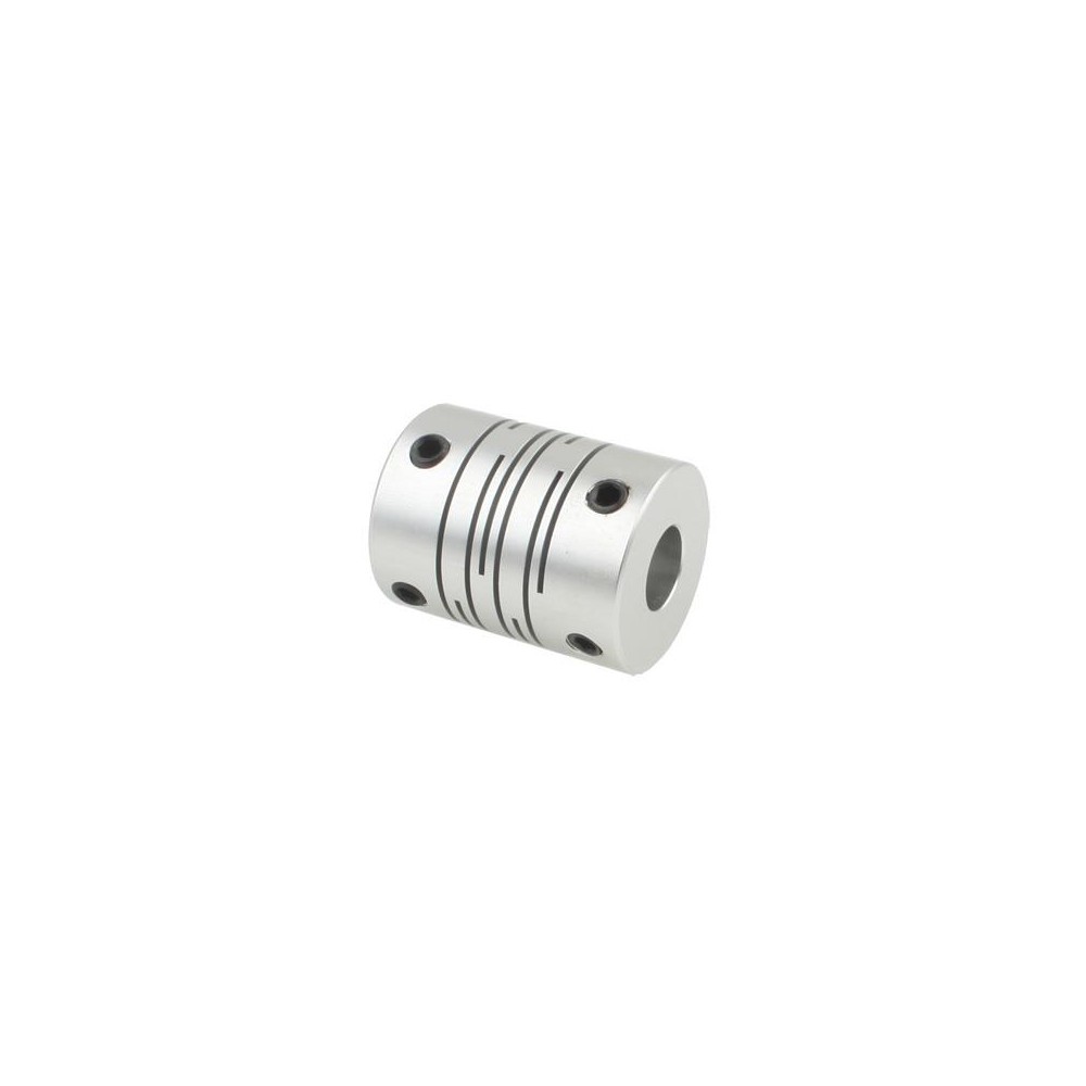 CNC Stepper Motor Flexible Coupling Coupler (8x10mm)(Silver)