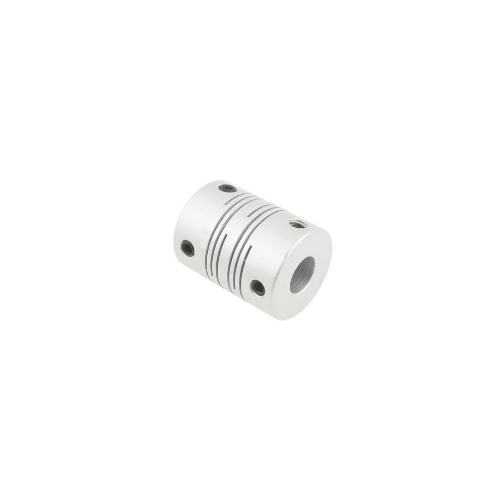 CNC Stepper Motor Flexible Coupling Coupler (6.35x8mm)(Silver)