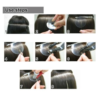 10 PCS With Scale Anti-scalding Hair Extension Wig Hair Extension Insulation Film