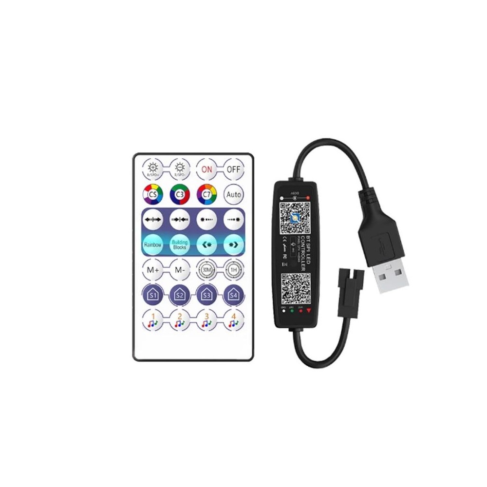 WS2812B USB 5V APP Remote Controller Bluetooth Music Controller for SK6812 WS2811 WS2812 LED Light Strip