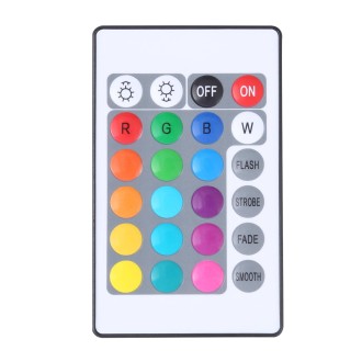 2.4G Smart Wifi LED RGB Controller with IR 24Keys Remote Control, 5-24V