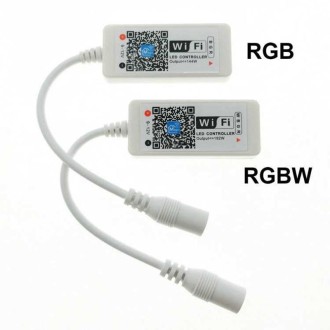 Smart Phone Control Music and Timer Mode Home Mini WIFI LED RGB Controller, type:RGBW Controller