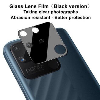 For OPPO Realme Narzo 50A IMAK Rear Camera Lens Glass Film Black Version