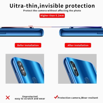 For Xiaomi 8 SE 9D Transparent Rear Camera Lens Protector Tempered Glass Film