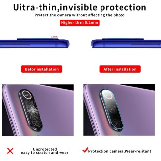 For Xiaomi 9 / 9se 9D Transparent Rear Camera Lens Protector Tempered Glass Film