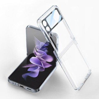 For Samsung Galaxy Z Flip4 GKK Integrated Electroplating Full Coverage Phone Case(Transparent)