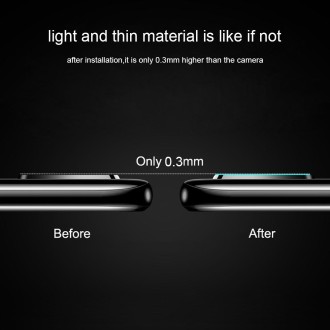 10 PCS For Huawei nova 7 2.5D Transparent Rear Camera Lens Protector Tempered Glass Film