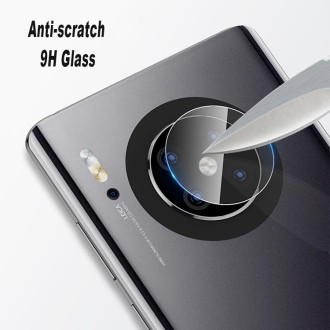 For Huawei Mate 30 Pro 2PCS mocolo 0.15mm 9H 2.5D Round Edge Rear Camera Lens Tempered Glass Film(Clear)