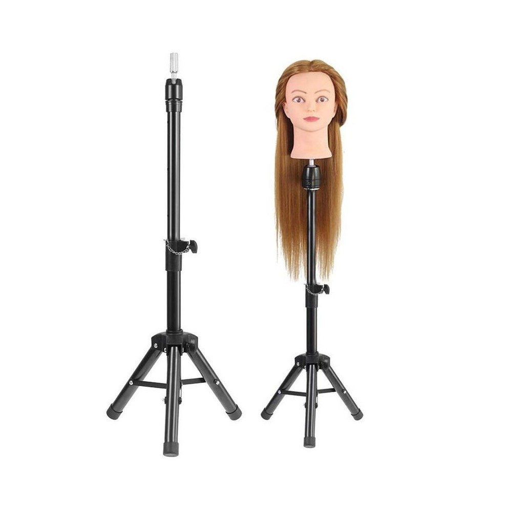 Wig Mannequin Head Holder Hairdressing Practice Tripod