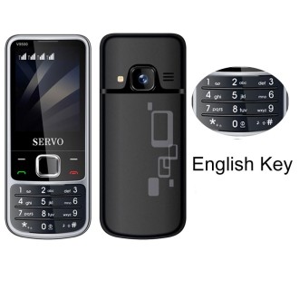 SERVO V9500 Mobile Phone, English Key, 2.4 inch, Spredtrum SC6531CA, 21 Keys, Support Bluetooth, FM, Magic Sound, Flashlight, GS