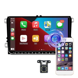 A2743 For Volkswagen 1+16G 9-inch Central Control Large Screen With Carplay Car Android10.0 Navigator Player, Style: Standard+8L