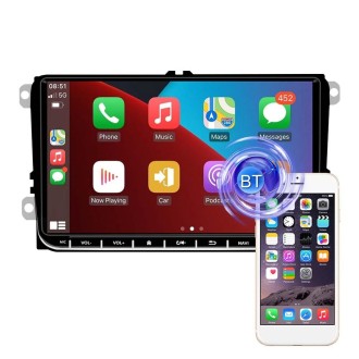 A2743 For Volkswagen 1+16G 9-inch Central Control Large Screen With Carplay Car Android10.0 Navigator Player, Style: Standard