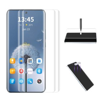 For OnePlus 11 2pcs ENKAY Hat-Prince UV Full Glue Tempered Glass Film