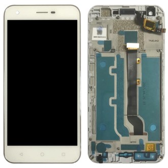 OEM LCD Screen for Vodafone Smart Ultra 6 VF-995N VF995N  Digitizer Full Assembly with Frame（White)