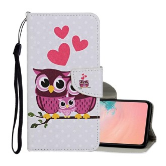 For Samsung Galaxy S21 Ultra 5G Colored Drawing Pattern Horizontal Flip Leather Case with Holder & Card Slots & Wallet & Lanyard