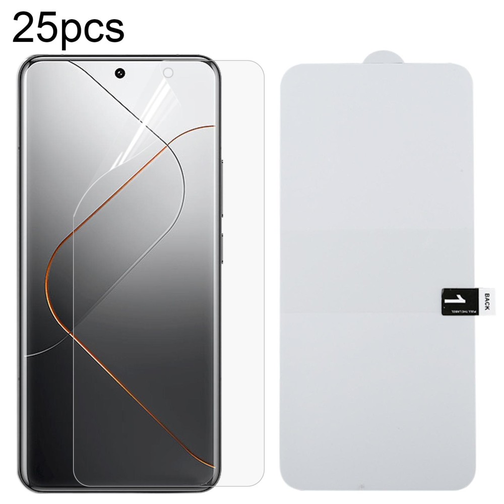 For Xiaomi 14 Pro / 14 Ultra 25pcs Full Screen Protector Explosion-proof Hydrogel Film