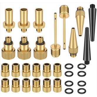 32 in 1 SV/AV/DV Bicycle Valve Adapter Set Bike Ball Pump Accessories