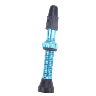 A5594 2 PCS 40mm Blue French Tubeless Valve Core with A-type Wrench for Road Bike