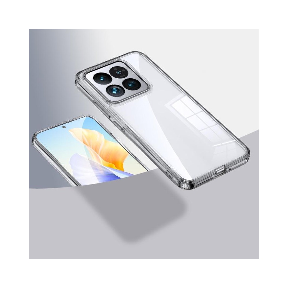 For Xiaomi 14 Pro Armor Clear TPU Hard PC Phone Case(Clear)