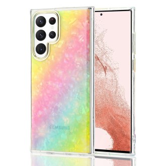 For Samsung Galaxy Note20 Colorful Shell Texture TPU Phone Case(Y1)