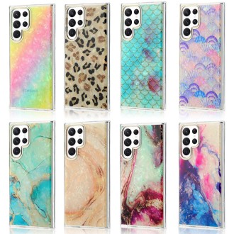 For Samsung Galaxy Note20 Colorful Shell Texture TPU Phone Case(B5)