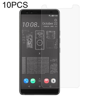 10 PCS 0.26mm 9H 2.5D Tempered Glass Film For HTC Exodus 1