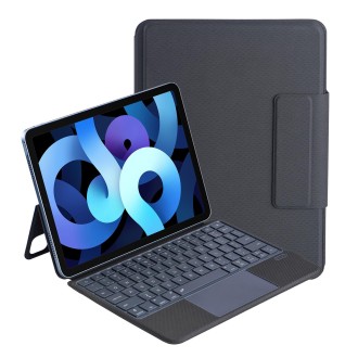 J3125-6D Backlight Bluetooth Keyboard Leather Case with Touch Pad for iPad Air 11 2024 / Air 5 10.9 2022 / Air 4 10.9 2020 / iPa