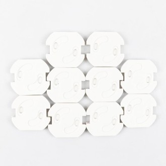 Baby Anti-Shock EU Standard Socket Cover Child Safety Protection Products(White)