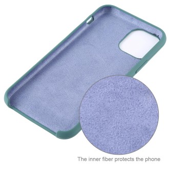 For iPhone 13 Pro Solid Silicone Phone Case (Deep Purple)