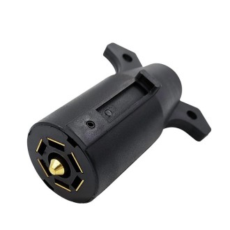 VP170U 7P 12V Trailer Plug Socket Adapter Trailer Connector US Plug