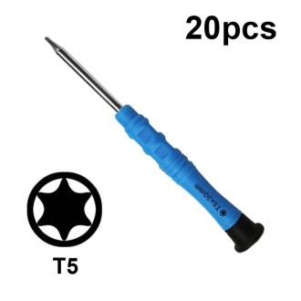 20pcs Mini Screwdriver Anti-Slip Mobile Phone Disassembly Maintenance Tools, Series: T5