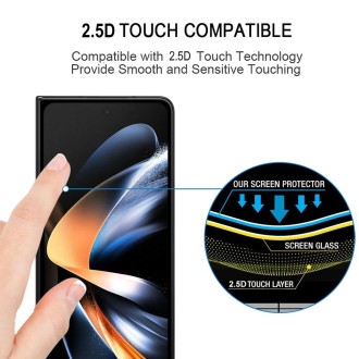 For Samsung Galaxy Z Fold5 25pcs Inner Screen Full Glue Full Cover Screen Protector Tempered Glass Film