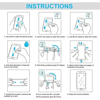 For Samsung Galaxy Z Fold5 Inner Screen Privacy Full Cover Screen Protector Tempered Glass Film