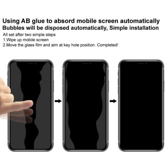 For Samsung Galaxy Z Fold5 5G imak HD Full Screen Anti-spy Tempered Glass Protective Film, Phone Case Edition