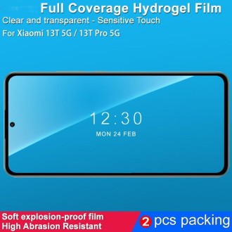 For Samsung Galaxy S23 FE 5G 2pcs imak Curved Full Screen Hydrogel Film Protector