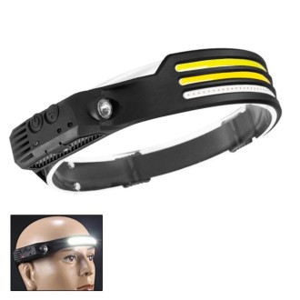 W689-3 White Light  USB Rechargeable Motion Sensor Headlamp COB Outdoor Fishing Flashlight