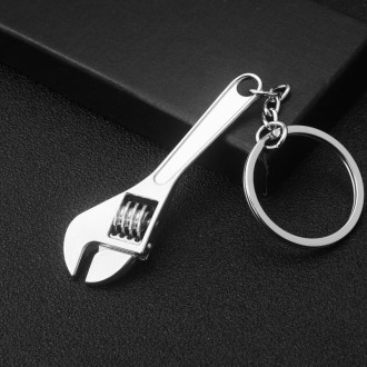 10 PCS Tool Metal Keychain Car Key Ring Pendant, Colour: H-540 Activity Wrench