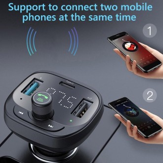 S-21 Car Bluetooth Player Receiver 50W Mobile Phone High Power Charger