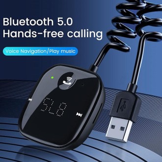 S-25 Car Bluetooth 5.0 MP3 Receiver Audio Converter FM Music Player