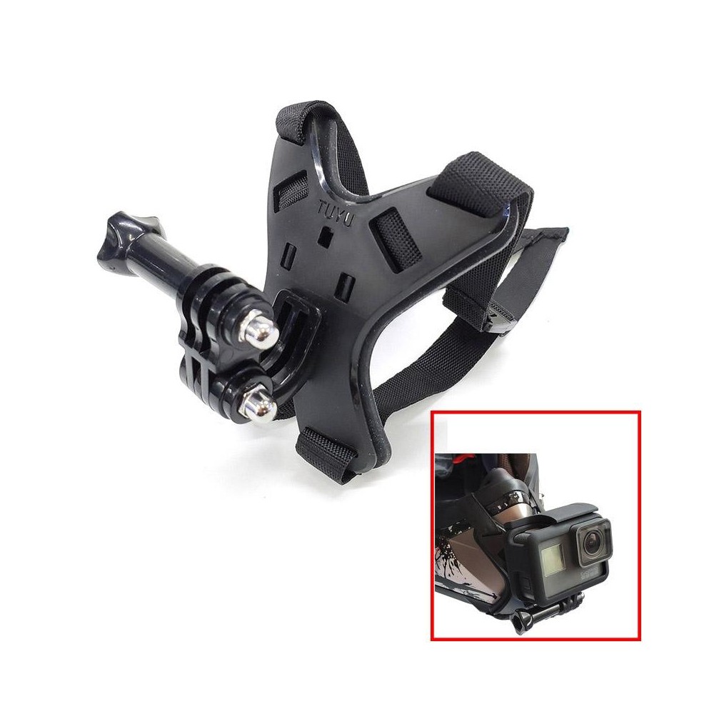 TUYU Motorcycle Helmet Chin Action Camera Mobile Phone Mounting Bracket Black Bracket