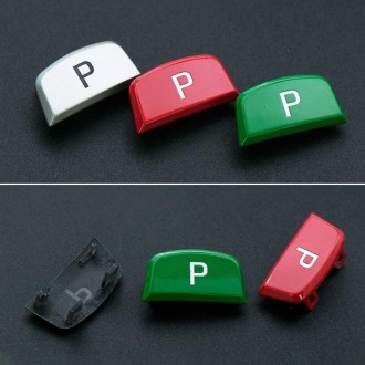 P Key Gear Lever Handball Switch Shift Button for Land Rover Range Rover Jaguar F-TYPE, Left Driving (Green)