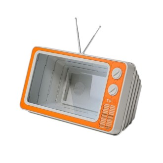 Retro TV Mobile Phone Screen Video Amplifier Mobile Phone Holder(Orange)