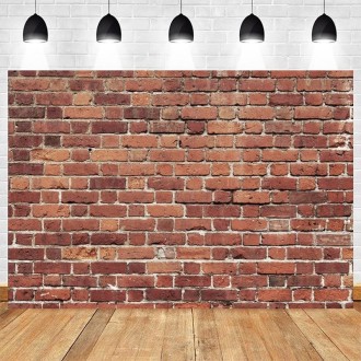 2.1m X 1.5m Retro Red Brick Wall Photo Background Party Photography Background Cloth