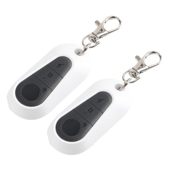 315MHz Learning Code 2pcs Sports Car Roller Door Garage Door Wireless Key Remote Control(White)