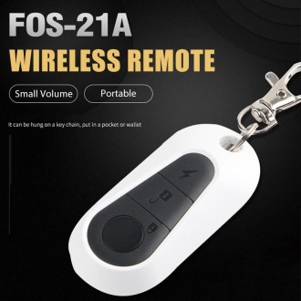 315MHz Learning Code 2pcs Sports Car Roller Door Garage Door Wireless Key Remote Control(White)