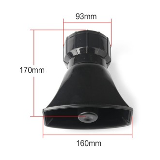 12V Car Horn, Multiple Voices High-Ddecibel Loudspeaker