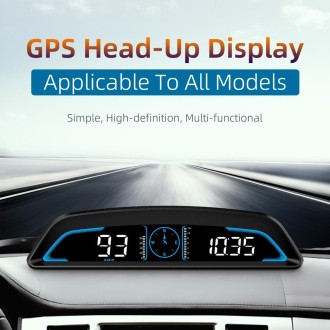 G3 Car 5.5 inch HUD Head-up Display HD GPS Speed Alarm Odometer