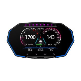 F11 Multi-function LCD HD OBD Detection Instrument GPS Head-up Display