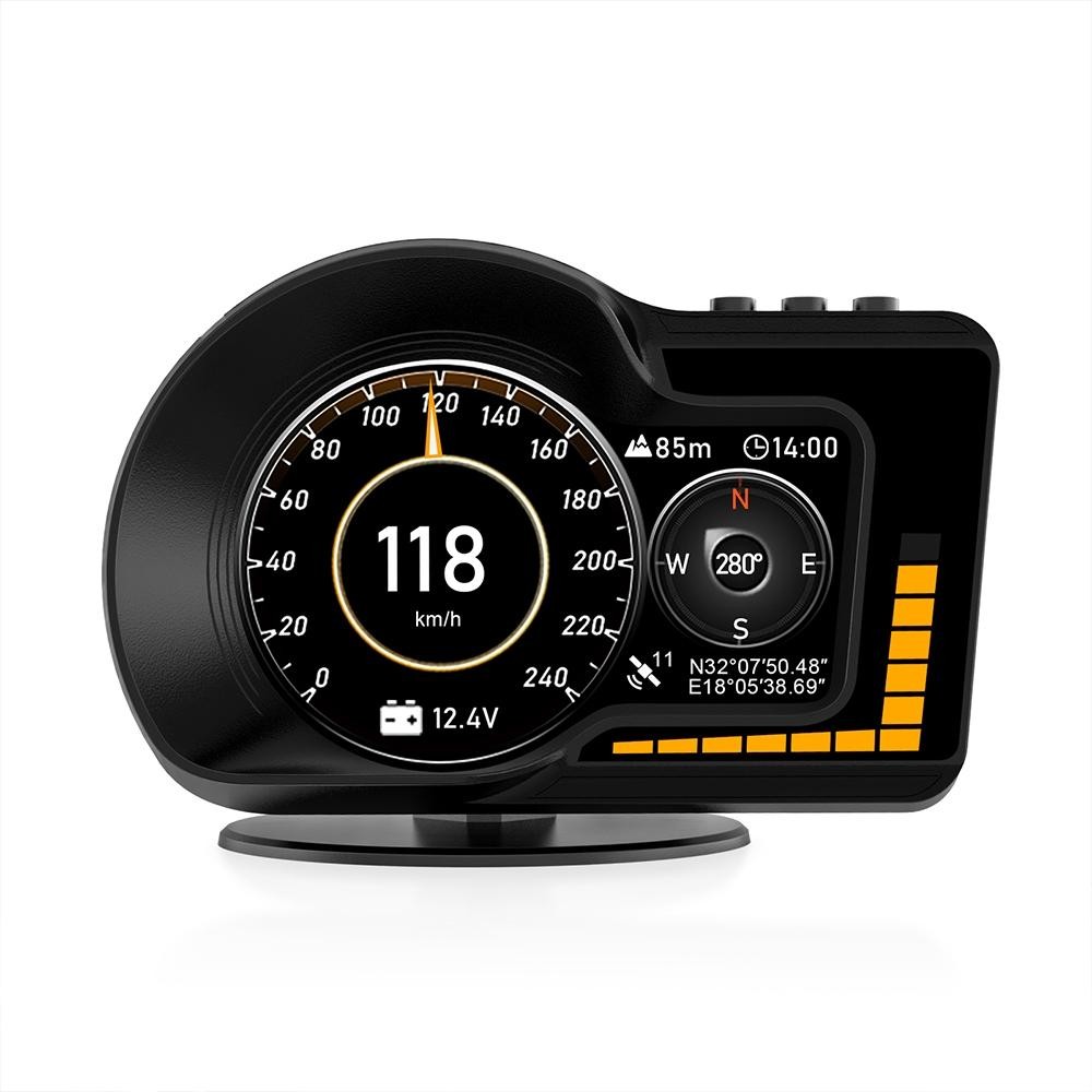 F15 Car High-definition LCD Instrument OBD+GPS HUD Head-up Display